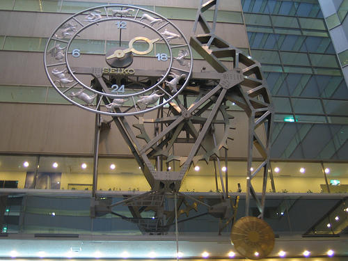 seiko clock in tokyo