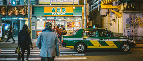 taxi in tokyo